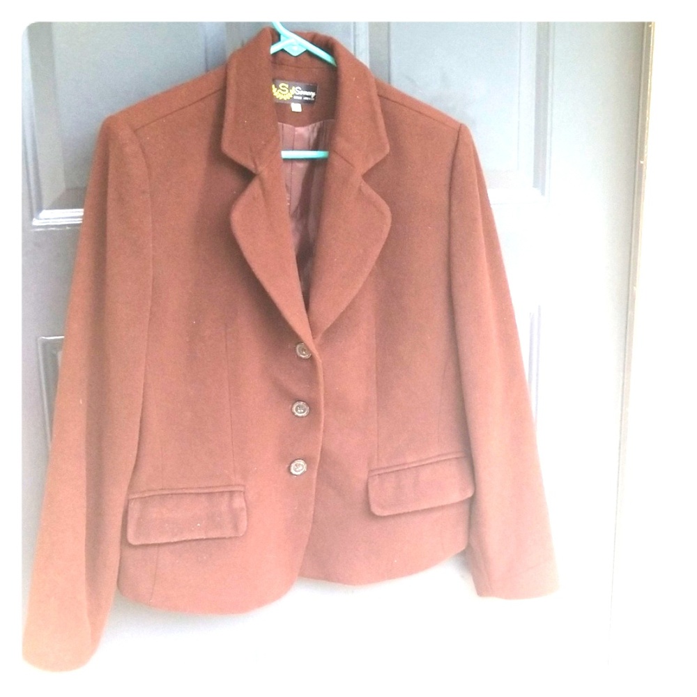 🚫SOLD🚫 Somang High Fashion Brown Blazer